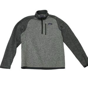 Patagonia Men’s Better Sweater 1/4 Zip Size Small Gray